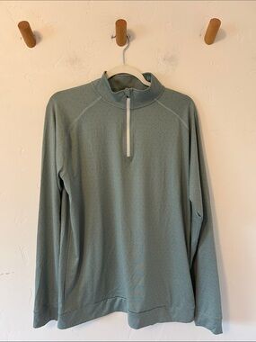 Swannies Men’s Tucker Long Sleeve Quarter Zip Sz Medium Pullover Golf Summer